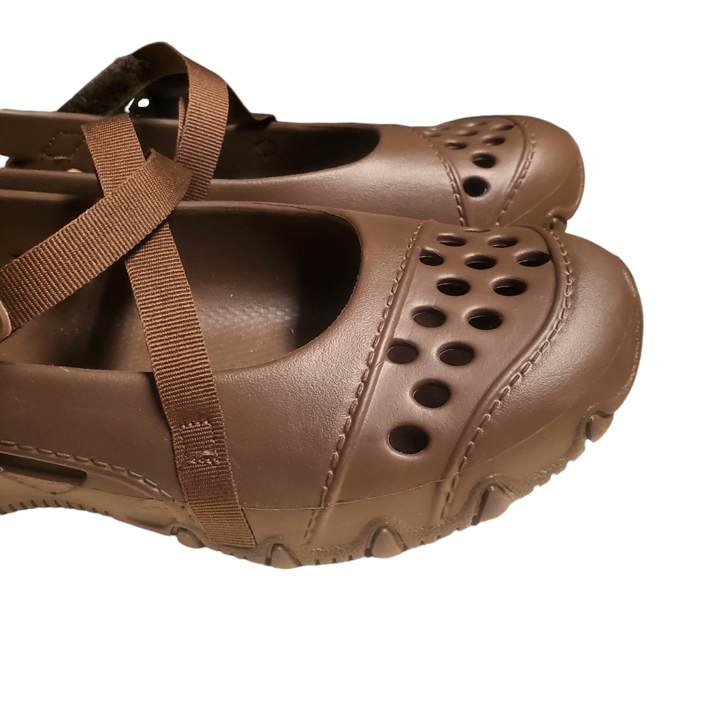 Skechers Cali Gear "Calies" Mary Jane Flats 100% EVA Size 7 Brown - Picture 3 of 7